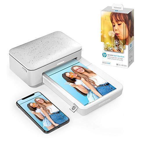 Best Place To buy HP Sprocket Portable Photo Printer â€“ Print Social Media  Photos on 2x3 Sticky-Backed Paper â€“ Gold (Z3Z94A)